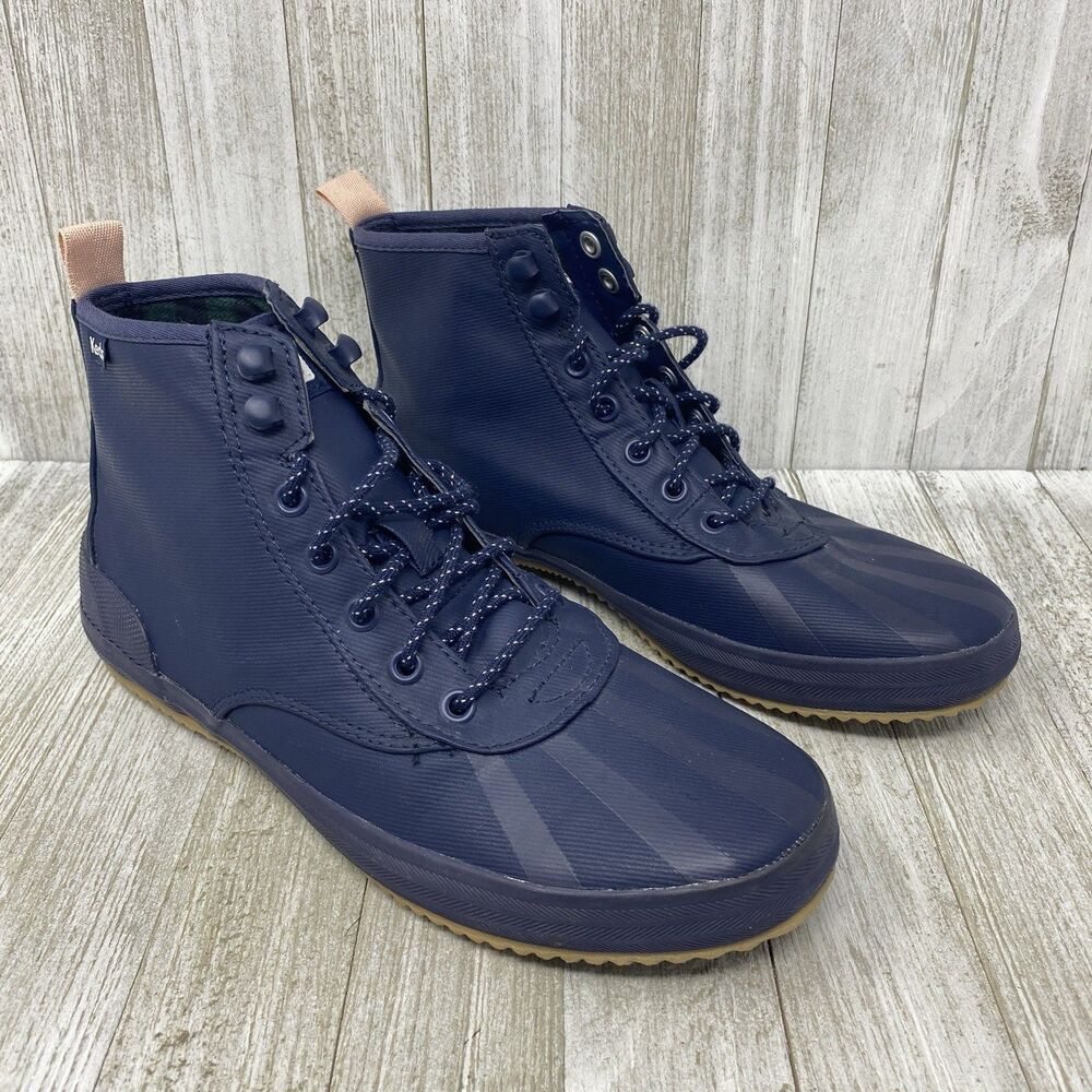 Keds Scout Splash Rain Boots Navy Blue Shoes - Women | Color: Blue/Pink Size 7